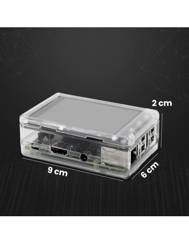 Caja Transparente para Pantalla TFT 3.2" SB Components