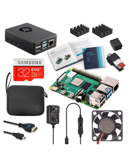 Kit Completo Raspberry Pi 4 Vilros 2GB con Caja Refrigerada
