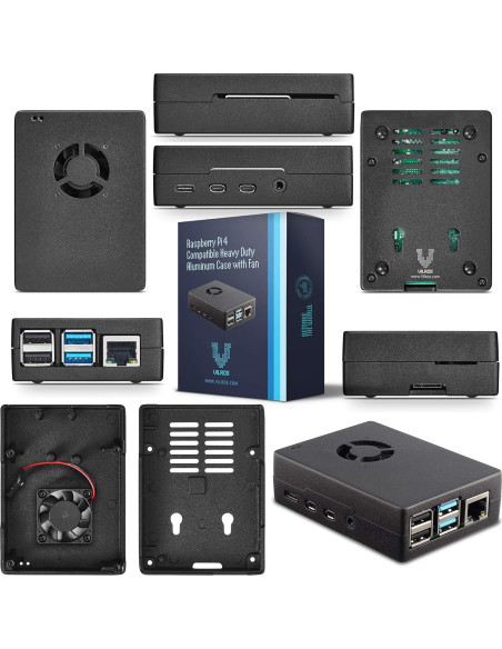 Kit Completo Raspberry Pi 4 Vilros 2GB con Caja Refrigerada