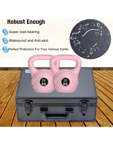 Caja de Almacenamiento de Tarjetas Deportivas CROFEYTY 600+