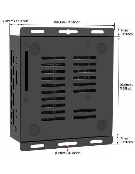 Caja de Metal Geekworm X1500-C1 para Raspberry Pi CM5