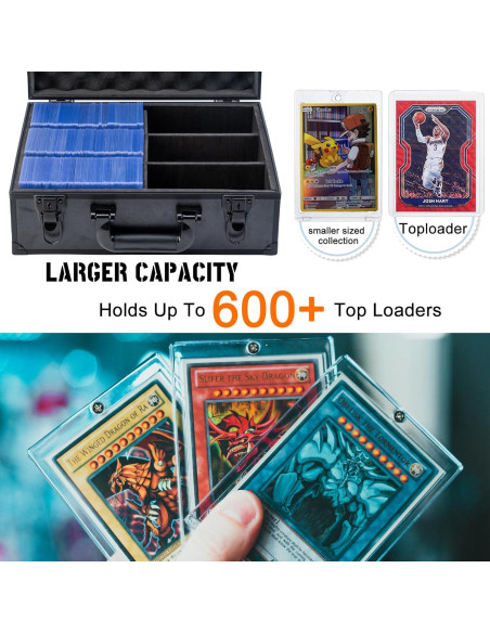 Caja de Almacenamiento de Tarjetas Deportivas CROFEYTY 600+ Caja de Almacenamiento de Tarjetas Deportivas CROFEYTY 600+