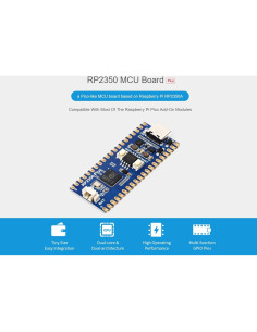 Placa de Desarrollo Waveshare RP2350 MCU Board Plus 4MB 2