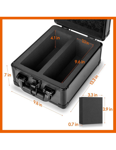 Caja de Almacenamiento para Tarjetas Old Canal 2 Filas 250 Cargas