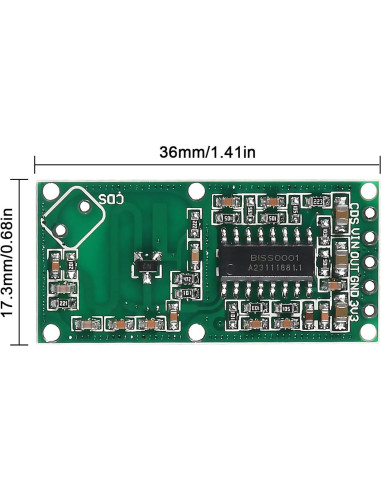 12 Módulos Sensor de Movimiento Radar Microondas RCWL-0516