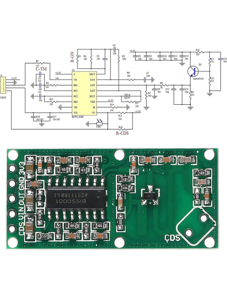 12 Módulos Sensor de Movimiento Radar Microondas RCWL-0516