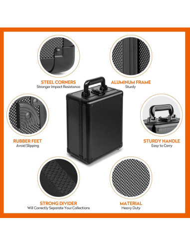 Caja de Almacenamiento para Tarjetas Old Canal 2 Filas 250 Cargas