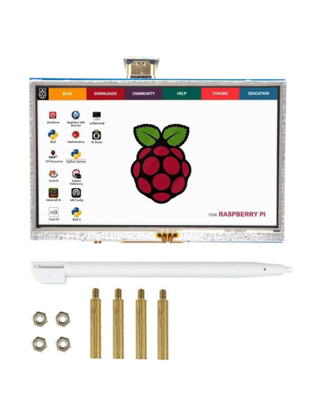 Pantalla Táctil 5" LCD 800x480 HDMI para Raspberry Pi