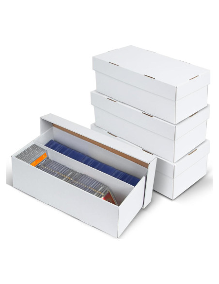 Caja de Almacenamiento de Cartas ULTRGEE - 4 Paquetes - 2 Filas Caja de Almacenamiento de Cartas ULTRGEE - 4 Paquetes - 2 Filas