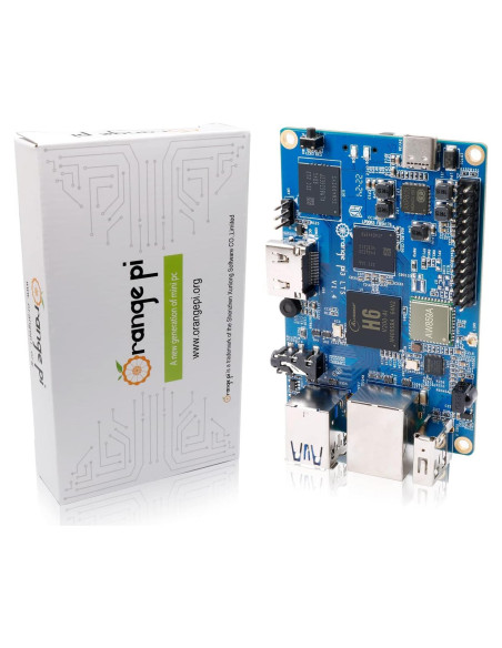 Computadora de Placa Única Orange Pi 3 LTS 2GB RAM 8GB eMMC