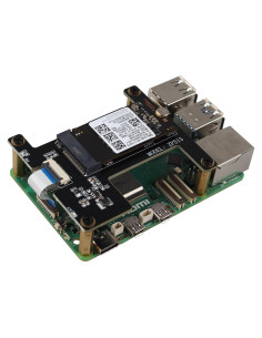 Adaptador SSD NVMe M.2 Key-M ZDE ZP513 para Raspberry Pi 5