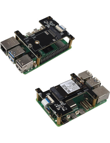 Adaptador SSD NVMe M.2 Key-M ZDE ZP513 para Raspberry Pi 5