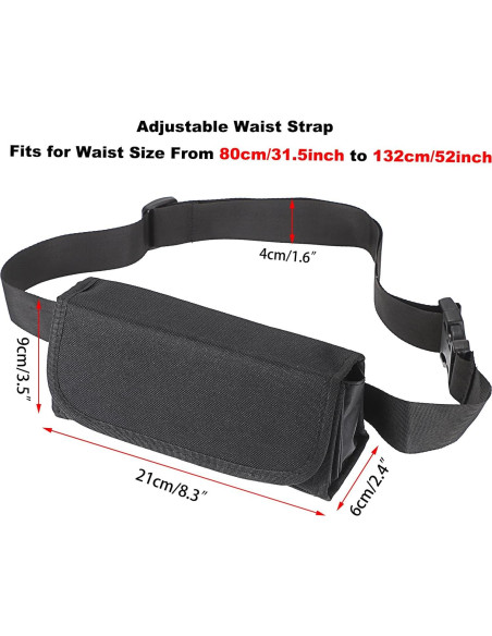 Riñonera Organizador de Monedas Euro BSTKEY 21x9x6cm