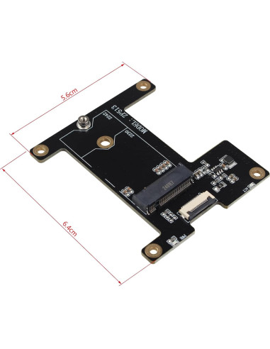 Adaptador SSD NVMe M.2 Key-M ZDE ZP513 para Raspberry Pi 5