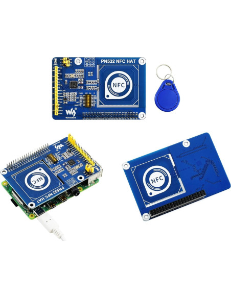 PN532 NFC HAT UeeKKoo para Raspberry Pi - Soporta I2C, SPI, UART