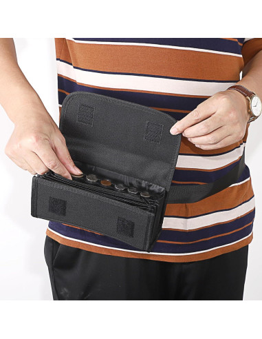 Riñonera Organizador de Monedas Euro BSTKEY 21x9x6cm