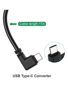 Convertidor DC 24V/12V a 5V USB Tipo-C YIPIN HEXHA 3A 15W 2