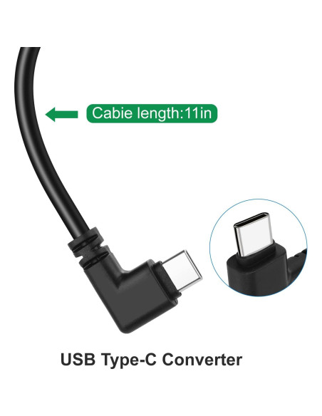 Convertidor DC 24V/12V a 5V USB Tipo-C YIPIN HEXHA 3A 15W