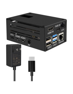 Kit KVM-A3 Geekworm para Raspberry Pi 4 con adaptador 20W