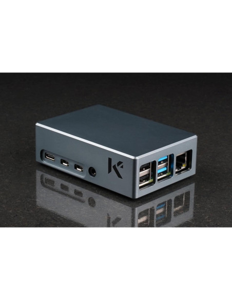 Caja de Aluminio KKSB para Raspberry Pi 4 con Disipador