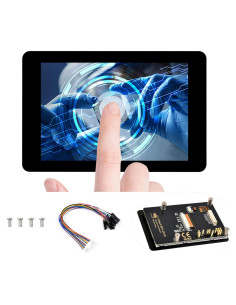 Pantalla Táctil Capacitiva 3.5" IPS Wonrabai 320x480 para Raspberry Pi