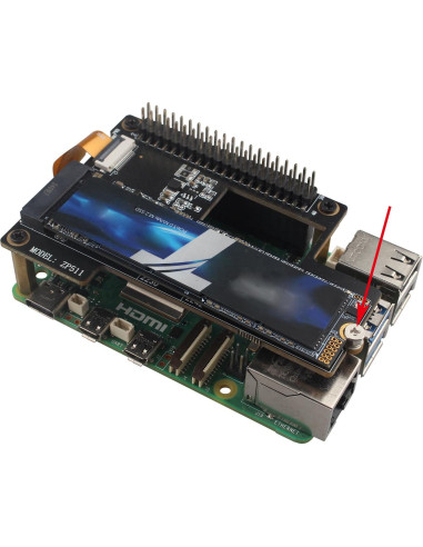 Kit de Tornillos M.2 SSD ZDE para Placas Base Asus MSI Gigabyte