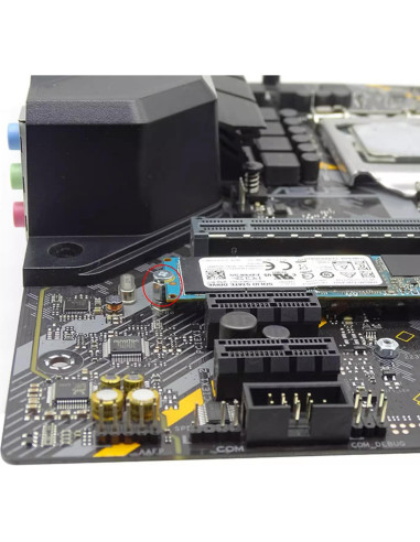 Kit de Tornillos M.2 SSD ZDE para Placas Base Asus MSI Gigabyte