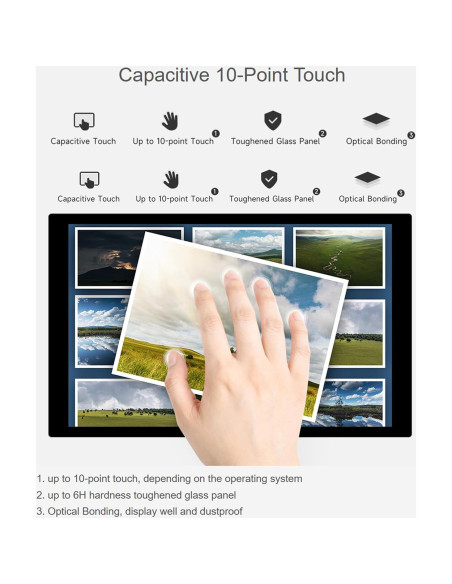 Pantalla Táctil Capacitiva 10.1" UeeKKoo 1280x800 HDMI