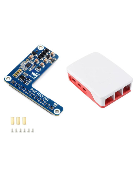 PoE HAT UeeKKoo para Raspberry Pi 5 - 5V 5A 25W