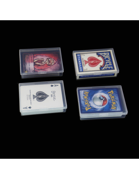 Estuches para Barajas de Cartas Cwdew 6pcs Transparente
