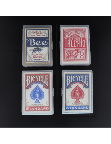 Estuches para Barajas de Cartas Cwdew 6pcs Transparente