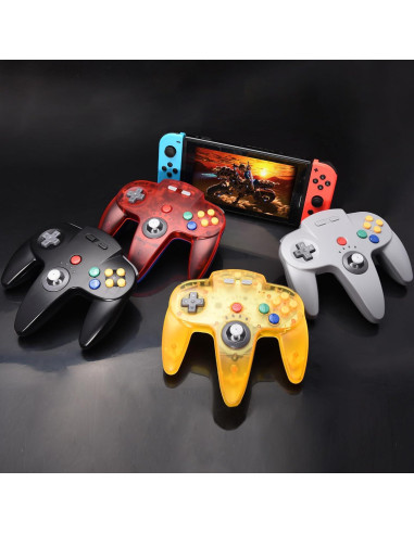 Controlador Inalámbrico N64 SAFFUN USB Recargable 2.4 GHz