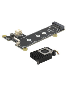 Geekworm X1001 Placa HAT PCIe M.2 NVMe para Raspberry Pi 5