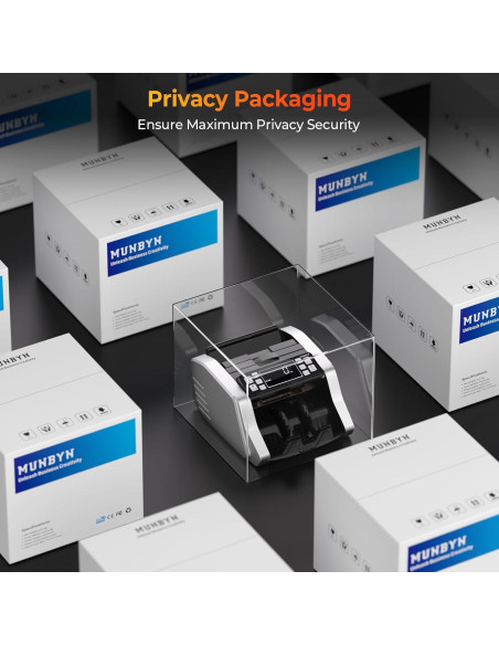 MUNBYN IMC20 Contadora de Dinero con Detección UV/IR, 4.74 kg