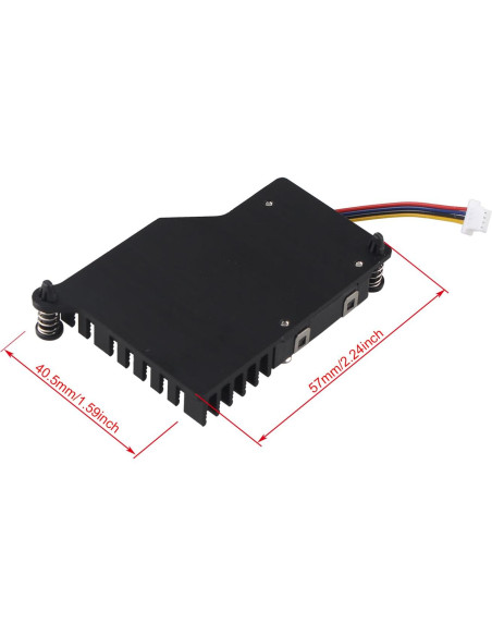 Enfriador Activo ZDE ZP536 para Raspberry Pi 5 con PWM