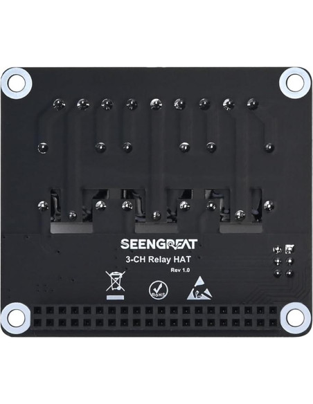 HAT de Relé 3 Canales Xicoolee para Raspberry Pi - 5A 250V AC