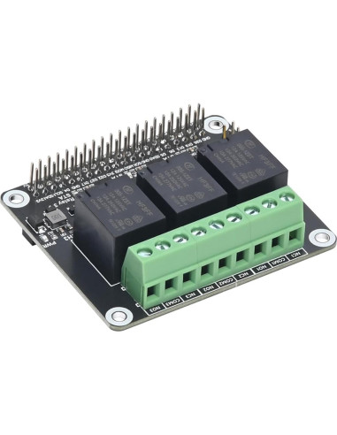 HAT de Relé 3 Canales Xicoolee para Raspberry Pi - 5A 250V AC