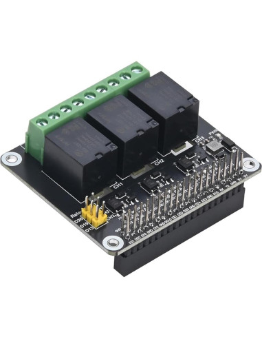 HAT de Relé 3 Canales Xicoolee para Raspberry Pi - 5A 250V AC