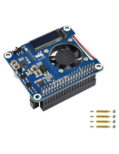 Power Over Ethernet HAT Coolwell para Raspberry Pi 3B+/4B