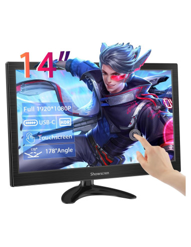 Monitor Portátil 14" FHD Táctil 1080P Kenowa con HDMI/USB-C