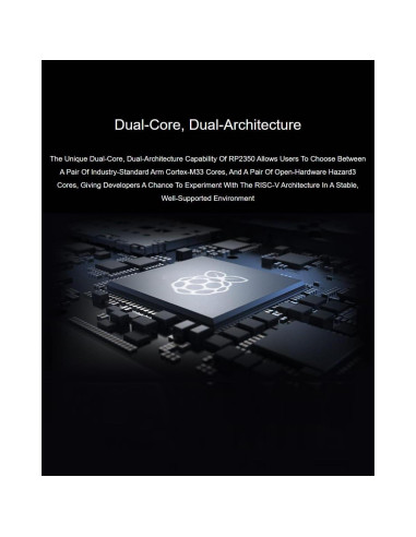 Placa de Desarrollo Raspberry Pi Pico 2 Pre-soldado 49.87g