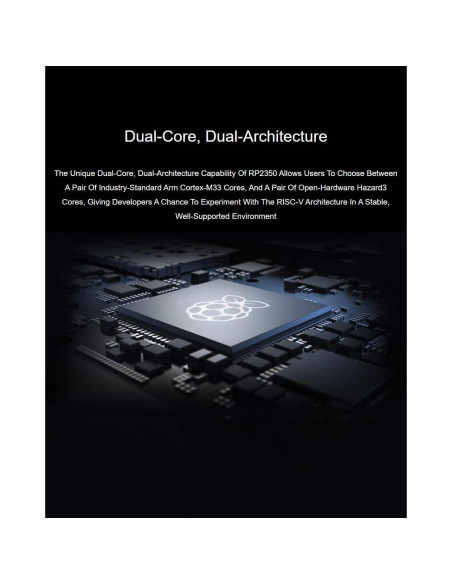 Placa de Desarrollo Raspberry Pi Pico 2 Pre-soldado 49.87g