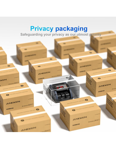 Contador de Dinero Aneken DC002 con Detección de Billetes Falsos