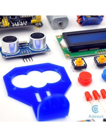 Kit de inicio Adeept para Raspberry Pi 4 y 3 con 160 piezas