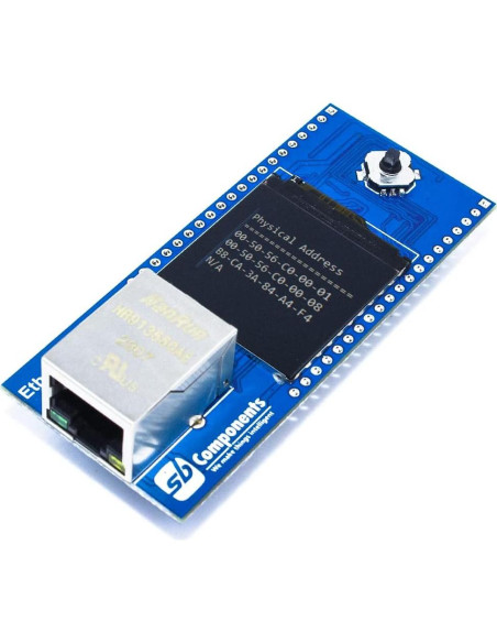 HAT Ethernet NetPi para Raspberry Pi Pico con LCD 1.3"