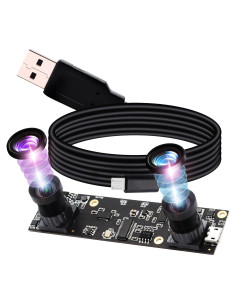 Módulo de cámara USB 1080P ELP Doble Lente 3D 100