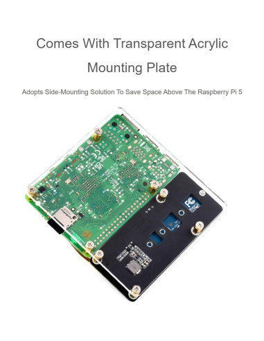 Adaptador PCIe a M.2 (C) Waveshare para Raspberry Pi 5