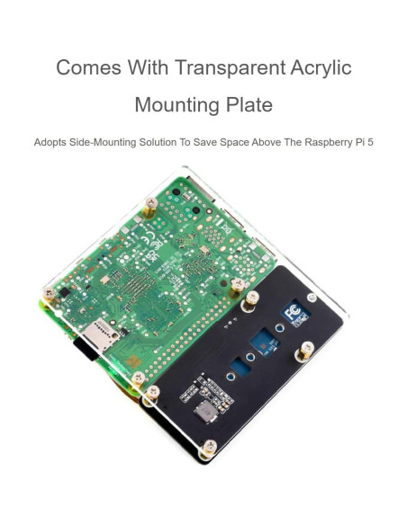Adaptador PCIe a M.2 (C) Waveshare para Raspberry Pi 5