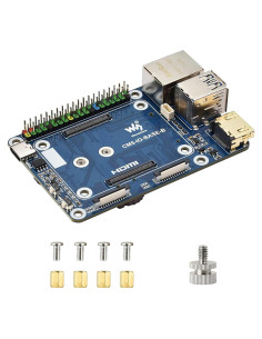 Placa Base Compacta iiunius para Raspberry Pi 5 CM5 con EEPROM