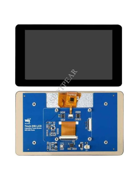 Pantalla Táctil Capacitiva 7" Spotpear 800x480 para Raspberry Pi